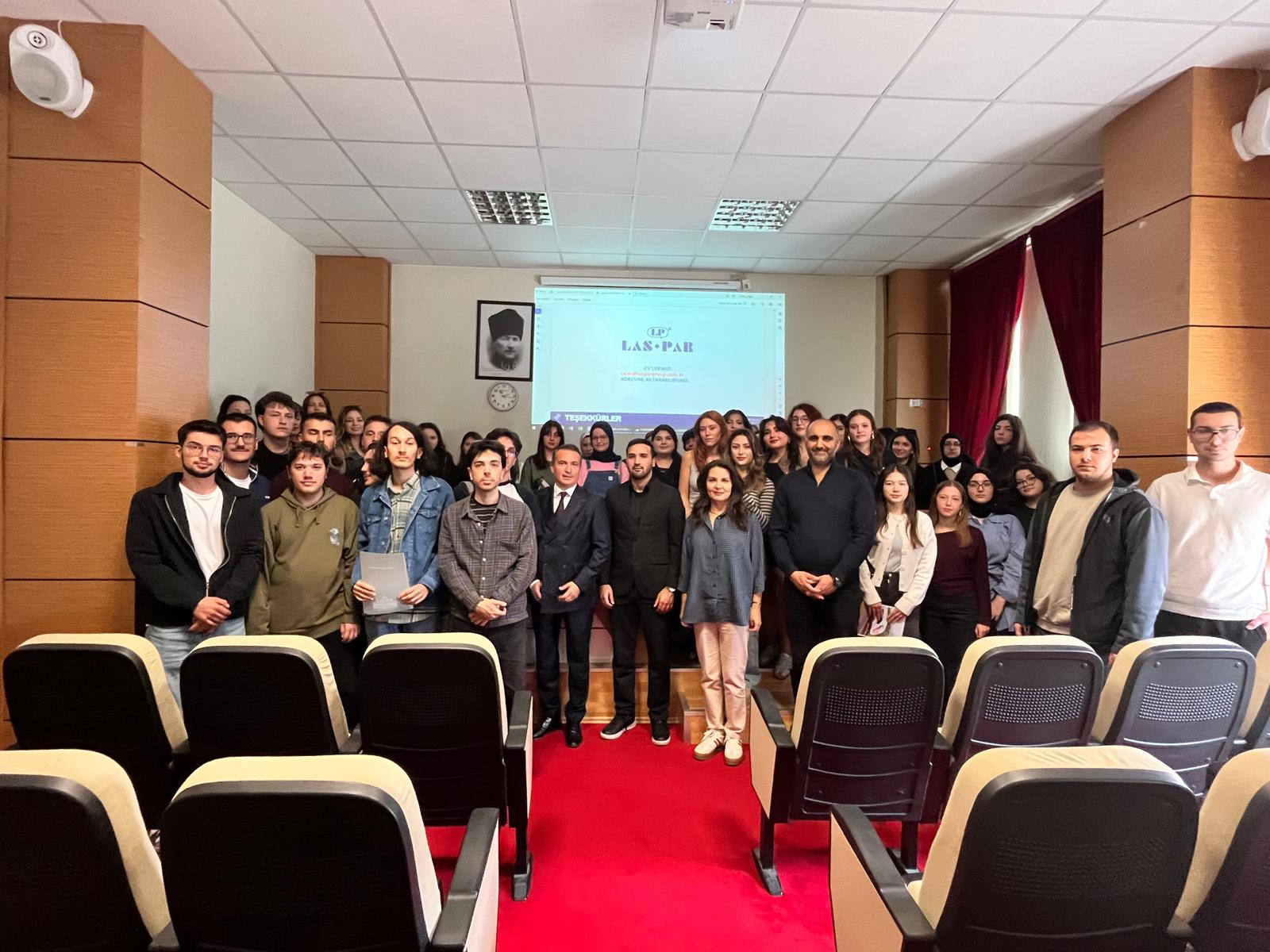 SBMYO Öğrencilerine Laspar Grup’ta Kariyer Fırsatları ve Laspar Akademi Projesi Tanıtıldı